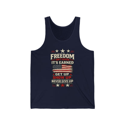 4th of July Unisex Tank Top – Patriotic Summer Tank for Independence Day, BBQs, Fireworks & Everyday Wear