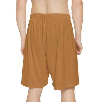 Relentless Performance Men’s Sports Shorts (Light Brown)