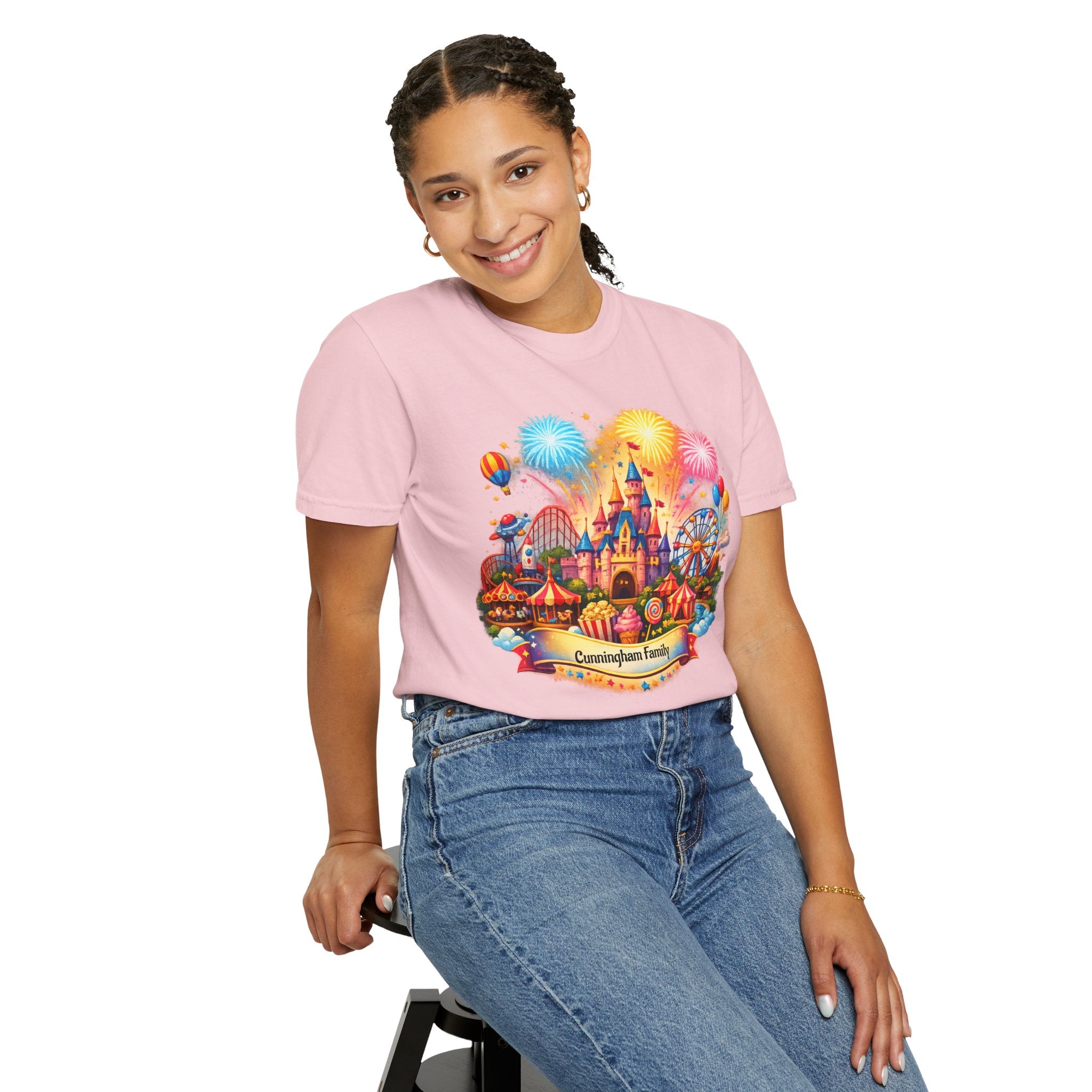 Customizable Name Graphic T-Shirt – for Disney Trips, Theme Park Vacations
