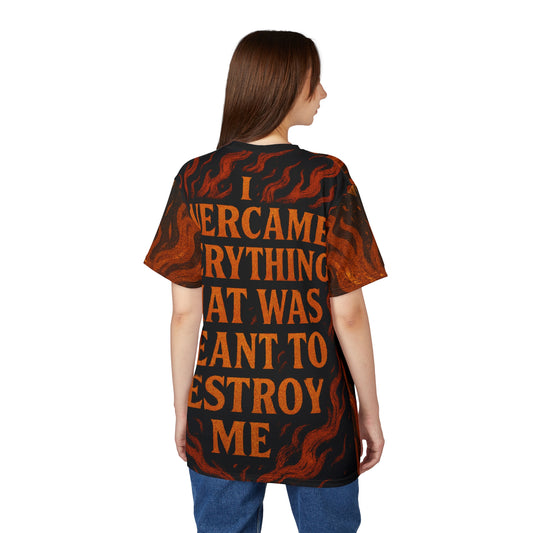 Women's Relentless Drive Tee – I Overcame Everything That Was Meant to Destroy Me