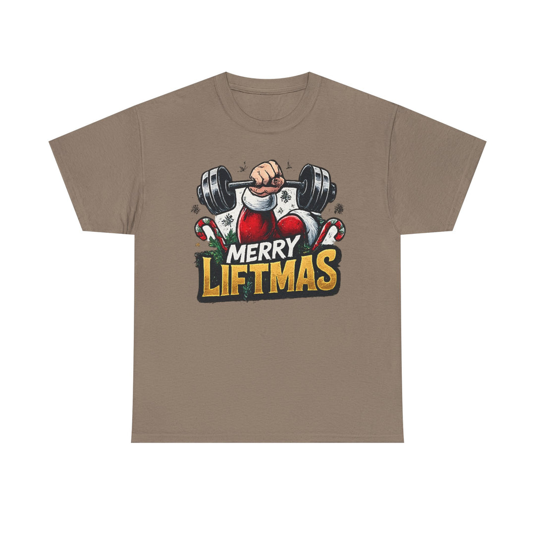 Merry Liftmas Unisex Heavy Cotton Tee