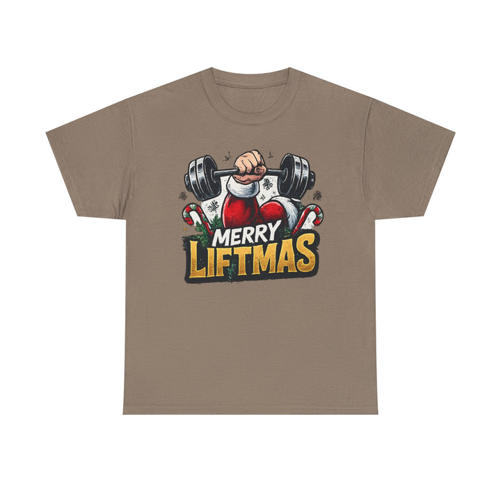 Merry Liftmas Unisex Heavy Cotton Tee