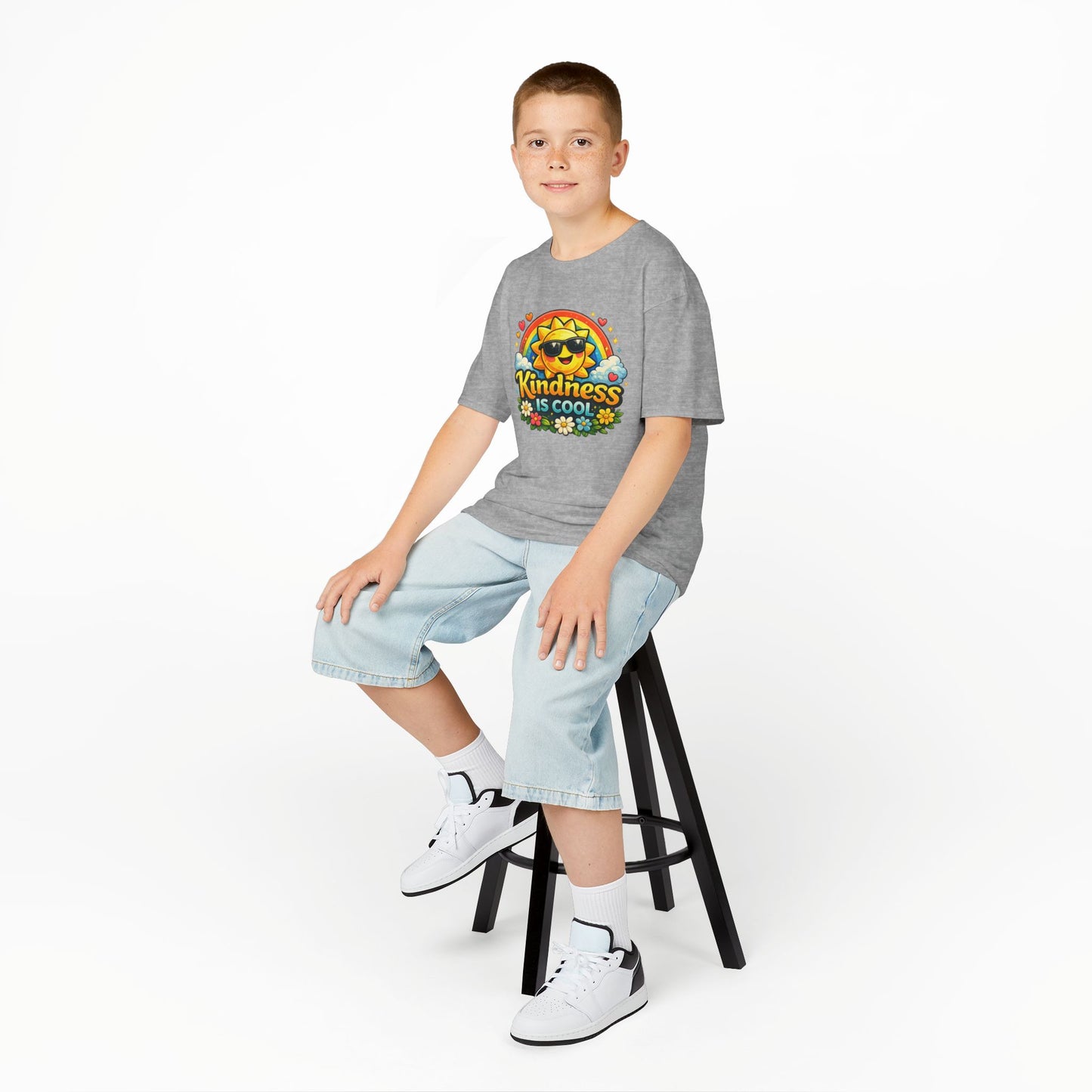 Kids Heavy Cotton™ Tee "Kindness is Cool"