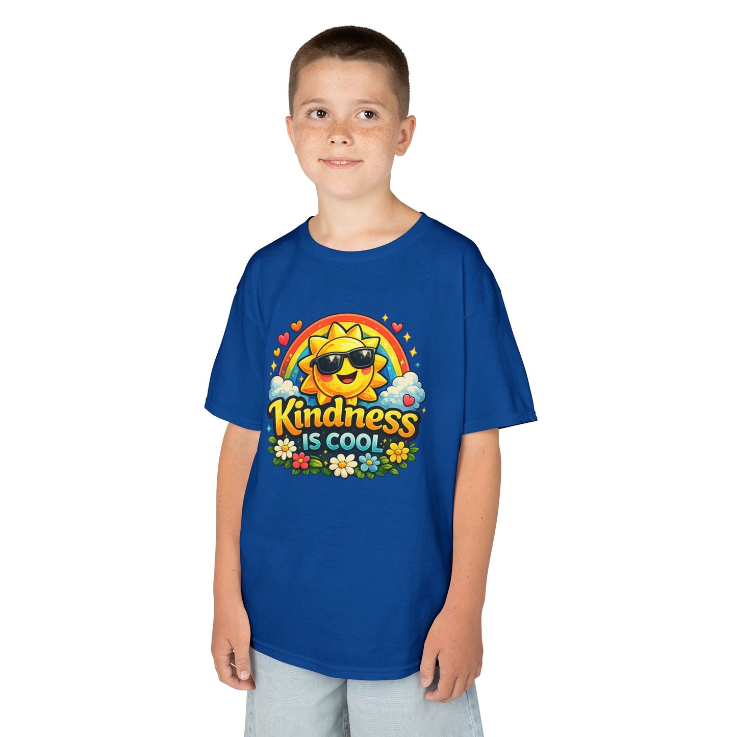 Kids Heavy Cotton™ Tee "Kindness is Cool"