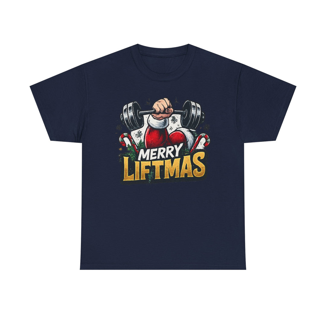 Merry Liftmas Unisex Heavy Cotton Tee