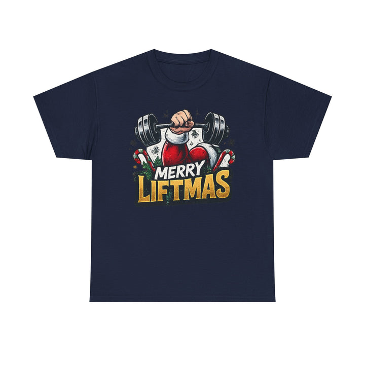 Merry Liftmas Unisex Heavy Cotton Tee
