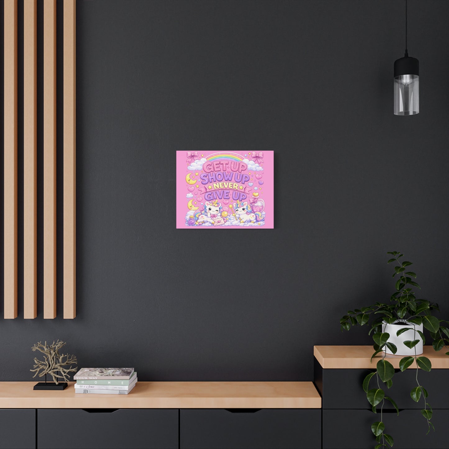 Kids Inspirational Canvas Wall Art – Premium Motivational Canvas Print for Bedroom, Playroom & Nursery Décor