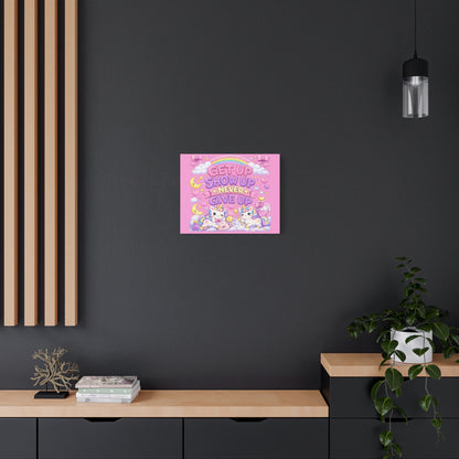 Kids Inspirational Canvas Wall Art – Premium Motivational Canvas Print for Bedroom, Playroom & Nursery Décor