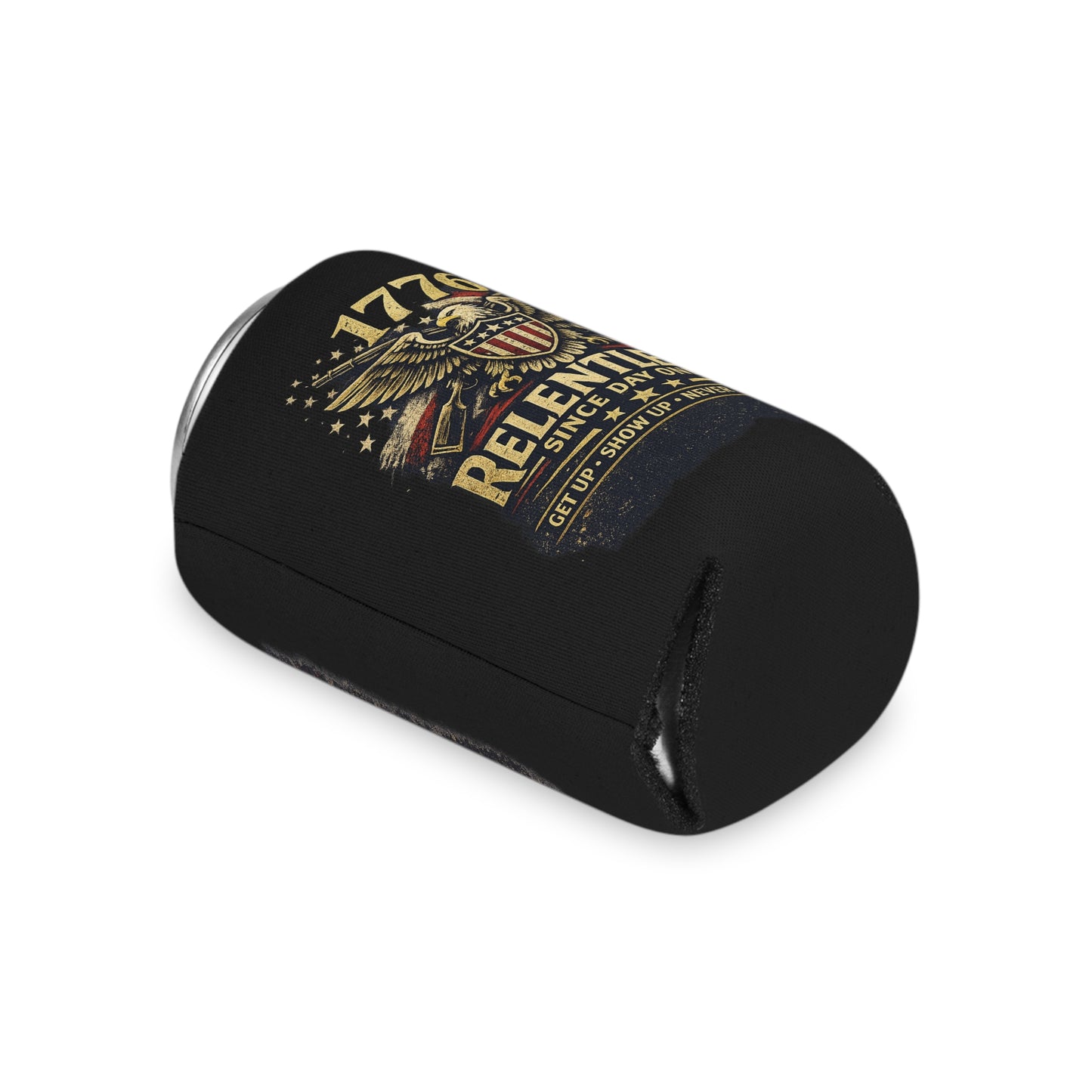 4th of July Can Cooler – Patriotic Drink Insulator for Independence Day, BBQs, Fireworks & Summer Parties