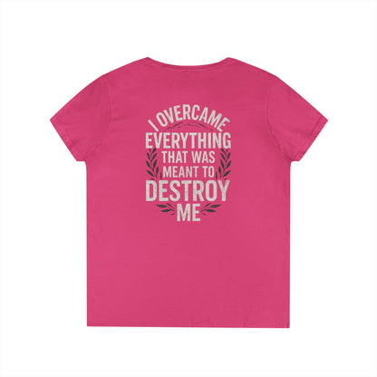 Women's V Neck-Strength in Motion