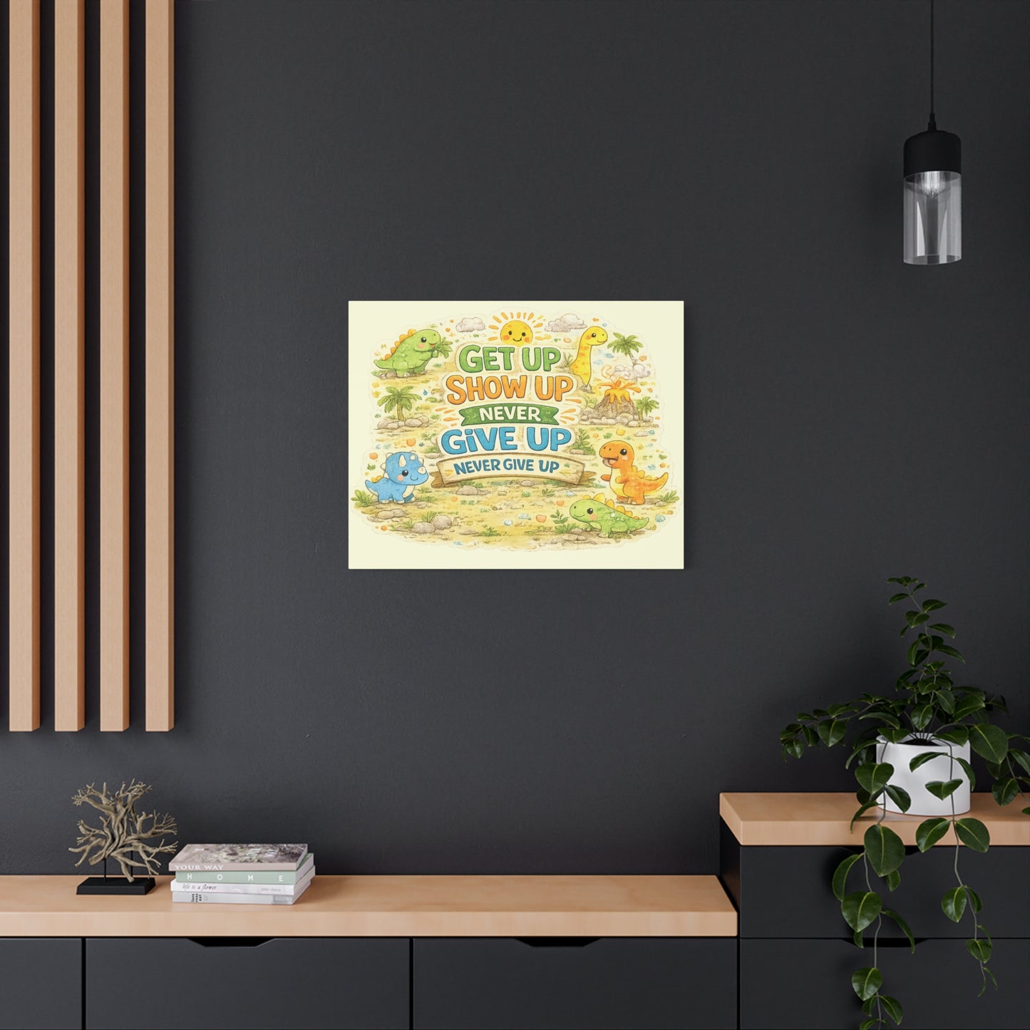 Kids Inspirational Canvas Wall Art – Premium Motivational Canvas Print for Bedroom, Playroom & Nursery Décor