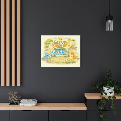 Kids Inspirational Canvas Wall Art – Premium Motivational Canvas Print for Bedroom, Playroom & Nursery Décor
