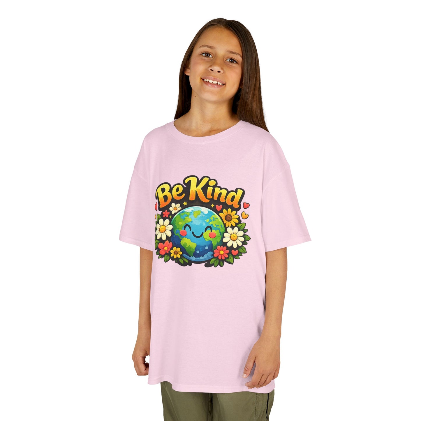 Kids Heavy Cotton™ Tee "Be Kind"