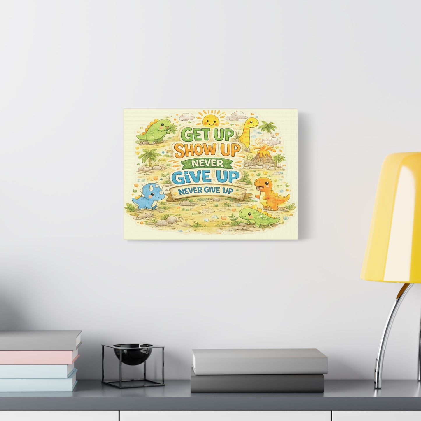 Kids Inspirational Canvas Wall Art – Premium Motivational Canvas Print for Bedroom, Playroom & Nursery Décor