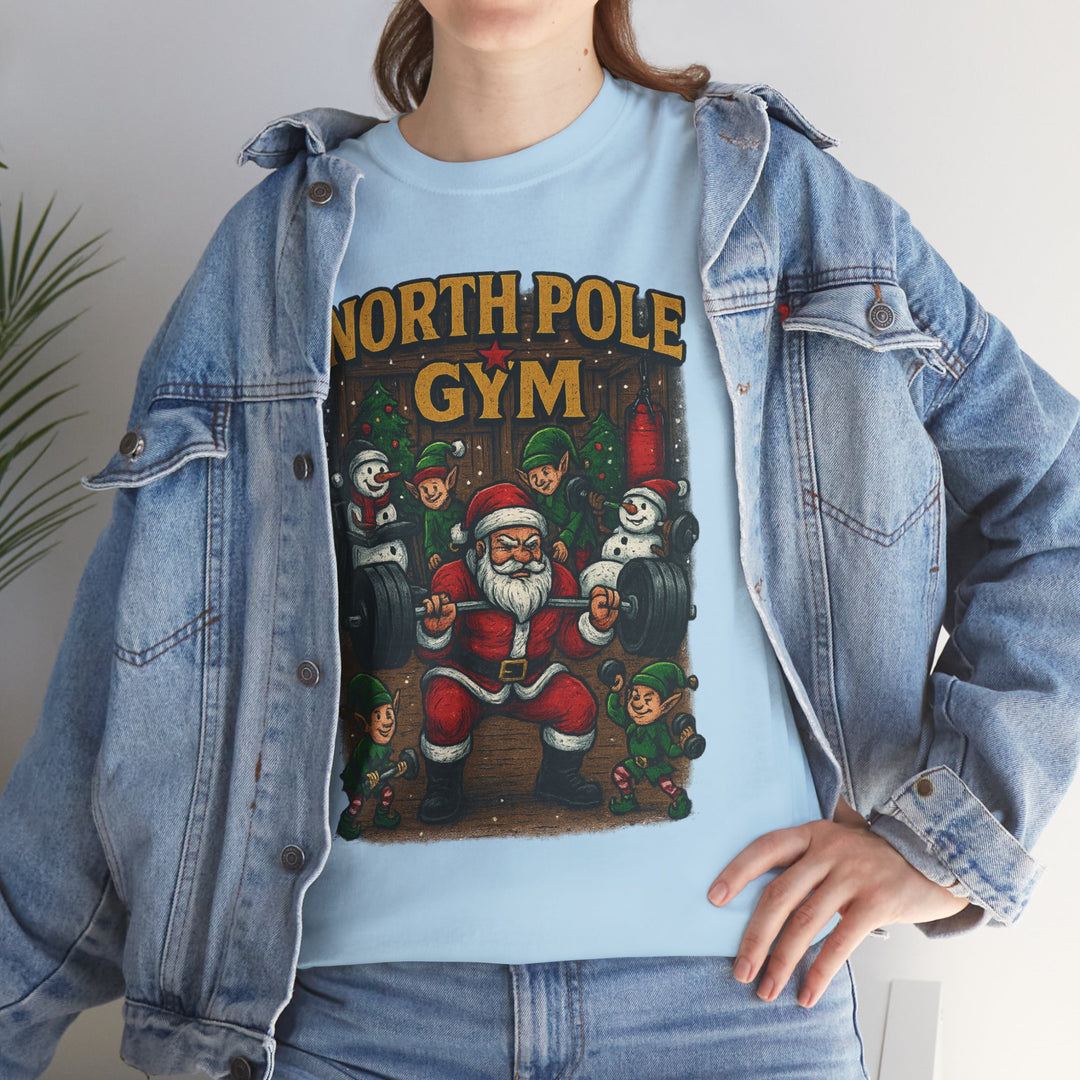North Pole Gym. Unisex Heavy Cotton Tee