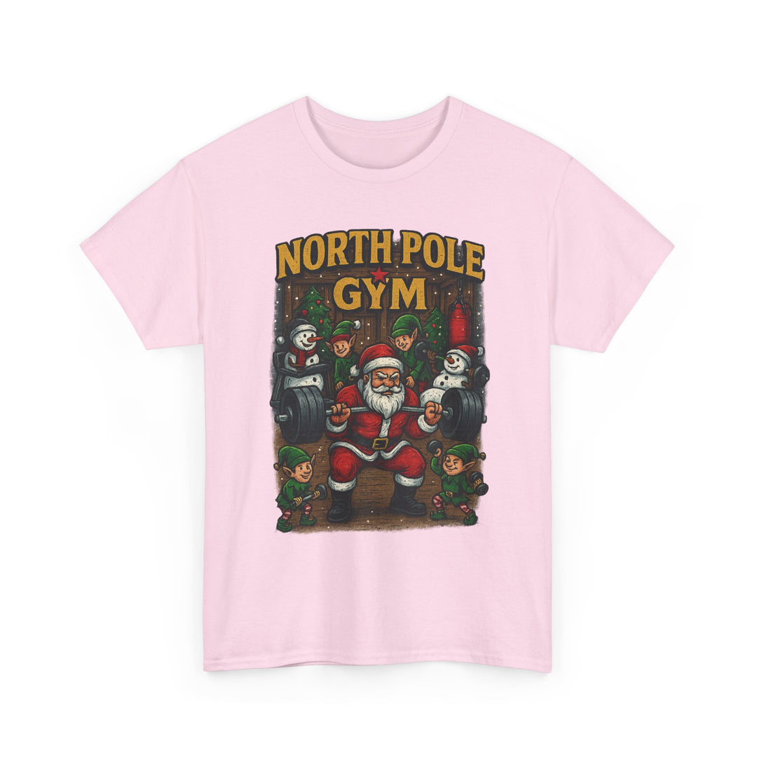 North Pole Gym. Unisex Heavy Cotton Tee