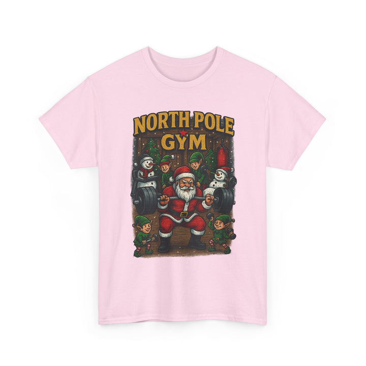 North Pole Gym. Unisex Heavy Cotton Tee