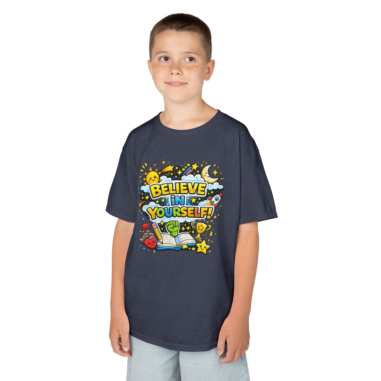 Kids Heavy Cotton™ Motivational T Shirt