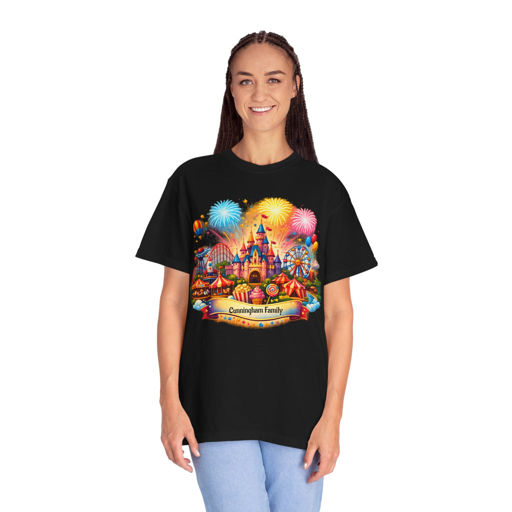 Customizable Name Graphic T-Shirt – for Disney Trips, Theme Park Vacations