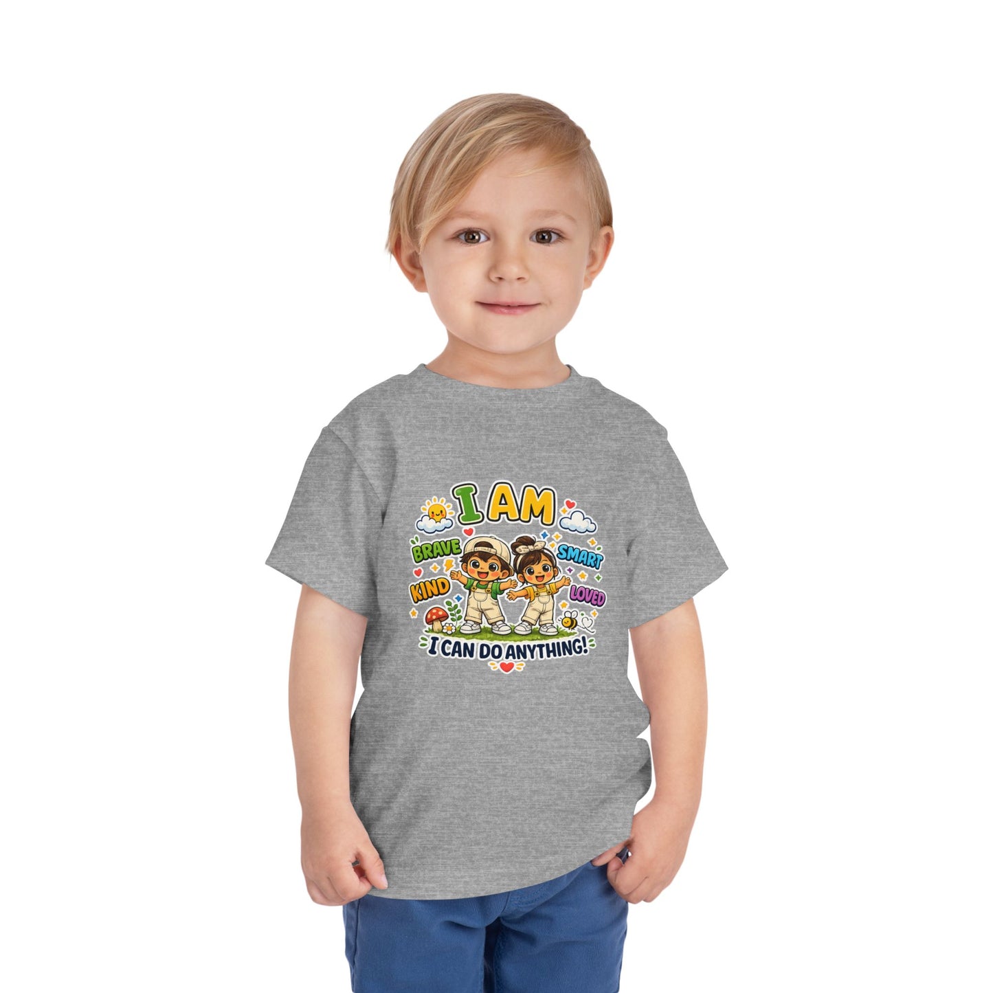 Toddler Motivational T-Shirt | Inspirational Kids Graphic Tee | Soft Cotton Toddler Shirt | Positive Mindset Children's Clothing | Everyday Comfort Tee
