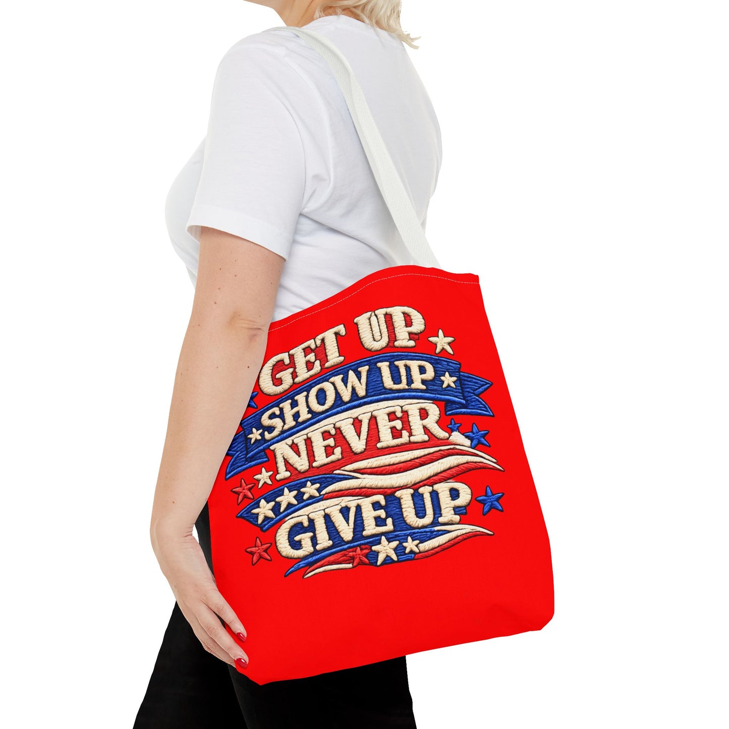 Patriotic 4th of July Tote Bag | Reusable American Pride Shopping Bag | USA Independence Day Beach, Grocery & Everyday Carry Tote