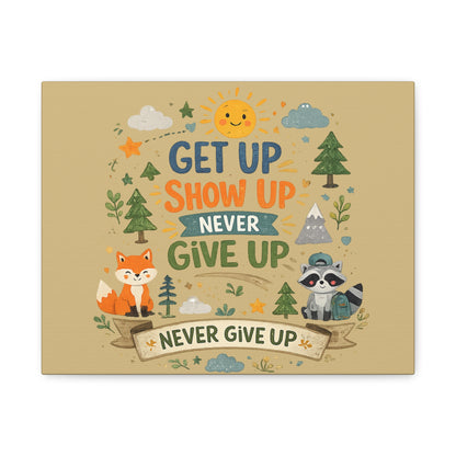 Kids Inspirational Canvas Wall Art – Premium Motivational Canvas Print for Bedroom, Playroom & Nursery Décor