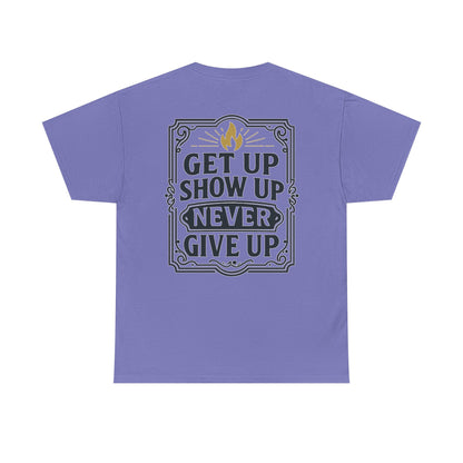 Barbells Over Breakdown. Unisex Heavy Cotton Tee