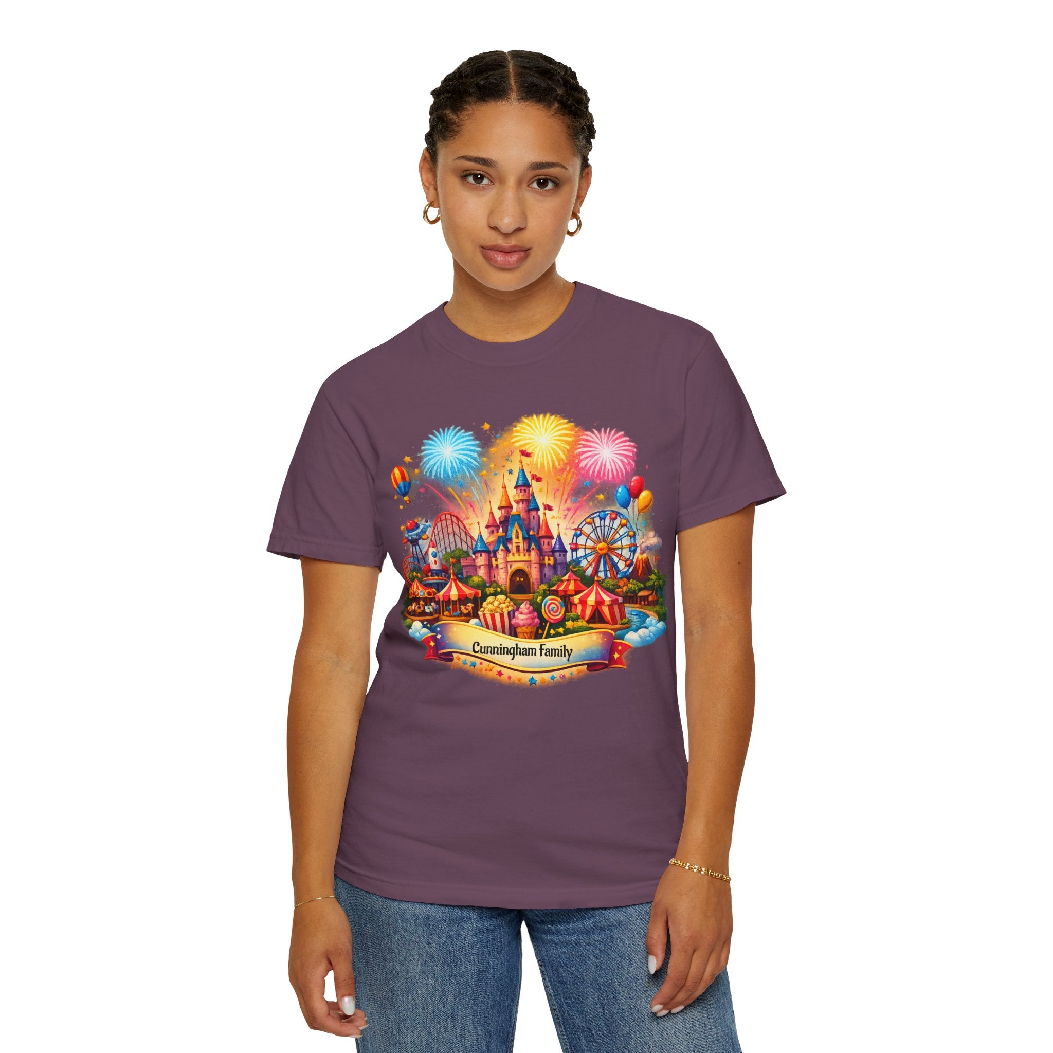 Customizable Name Graphic T-Shirt – for Disney Trips, Theme Park Vacations