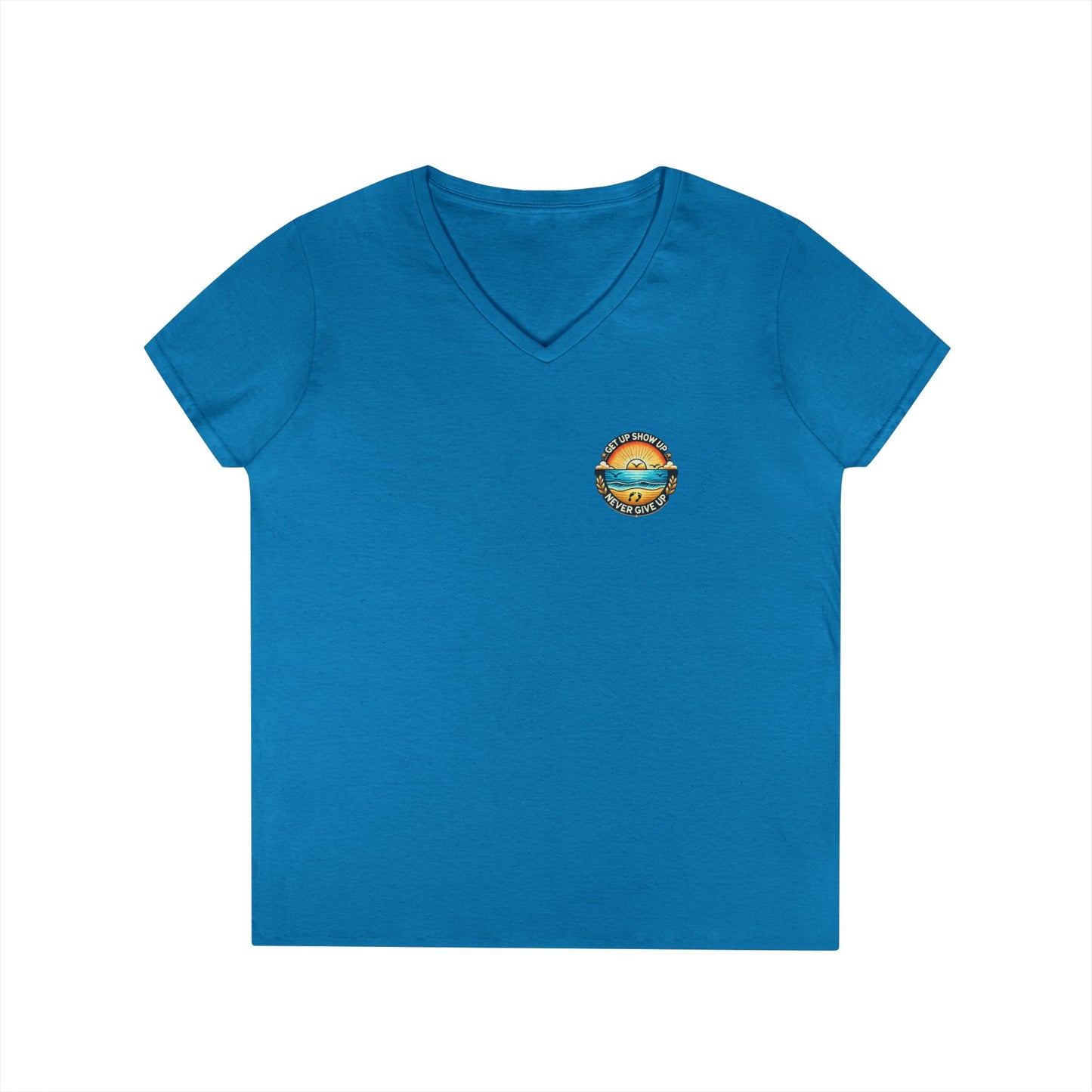Women's V Neck-Strength in Motion