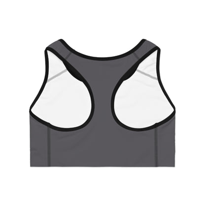 No Excuses Sports Bra – Train Hard, Stay Supported (Charcoal)