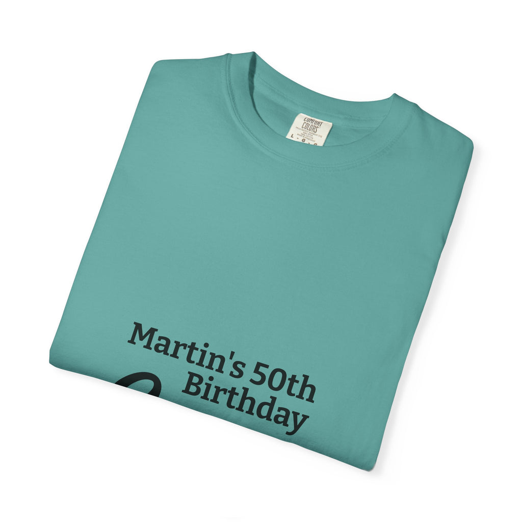 Custom Name & Age Birthday Crew T-Shirt – Personalized Group Shirt