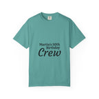 Custom Name & Age Birthday Crew T-Shirt – Personalized Group Shirt