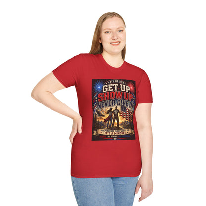 Patriotic 4th of July Unisex T-Shirt | Soft USA Independence Day Tee | American Pride Graphic Shirt for Men & Women