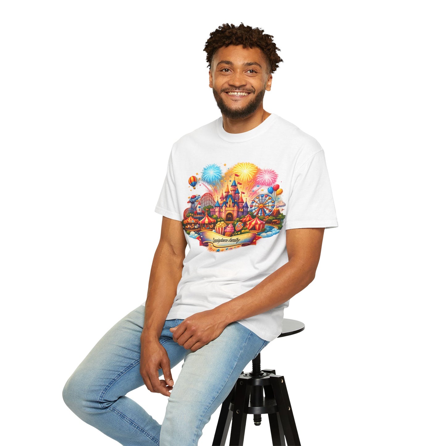Customizable Name Graphic T-Shirt – for Disney Trips, Theme Park Vacations
