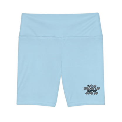 No Limits Performance Shorts – Move Freely, Train Harder (Light Blue)