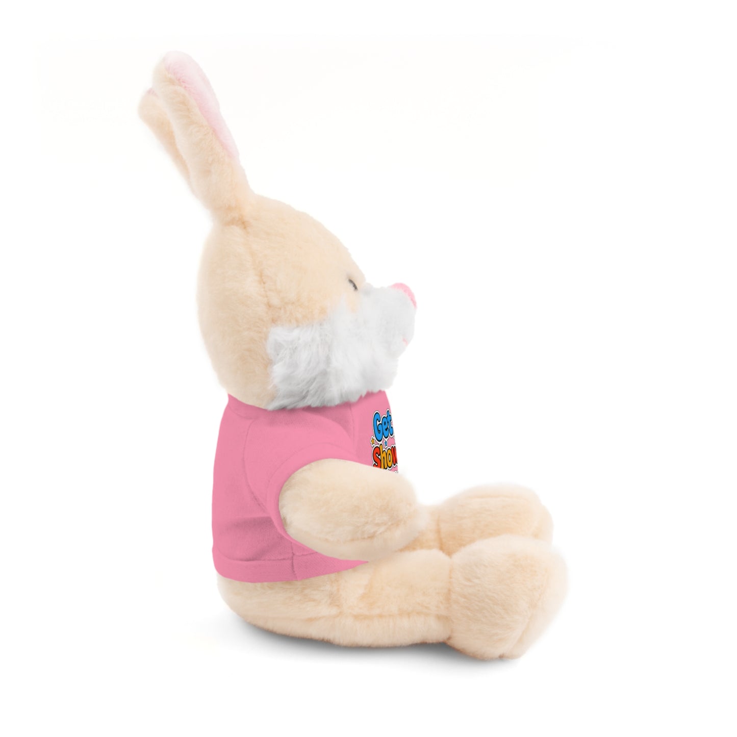 Stuffed Animals with Tee " Get Up Show Up Never Give Up"