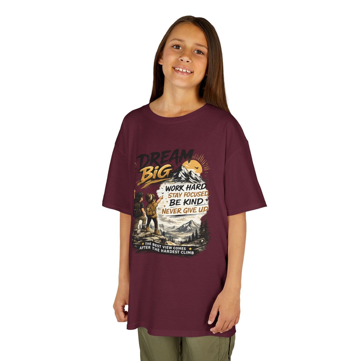 Kids Heavy Cotton™ Motivational T shirt
