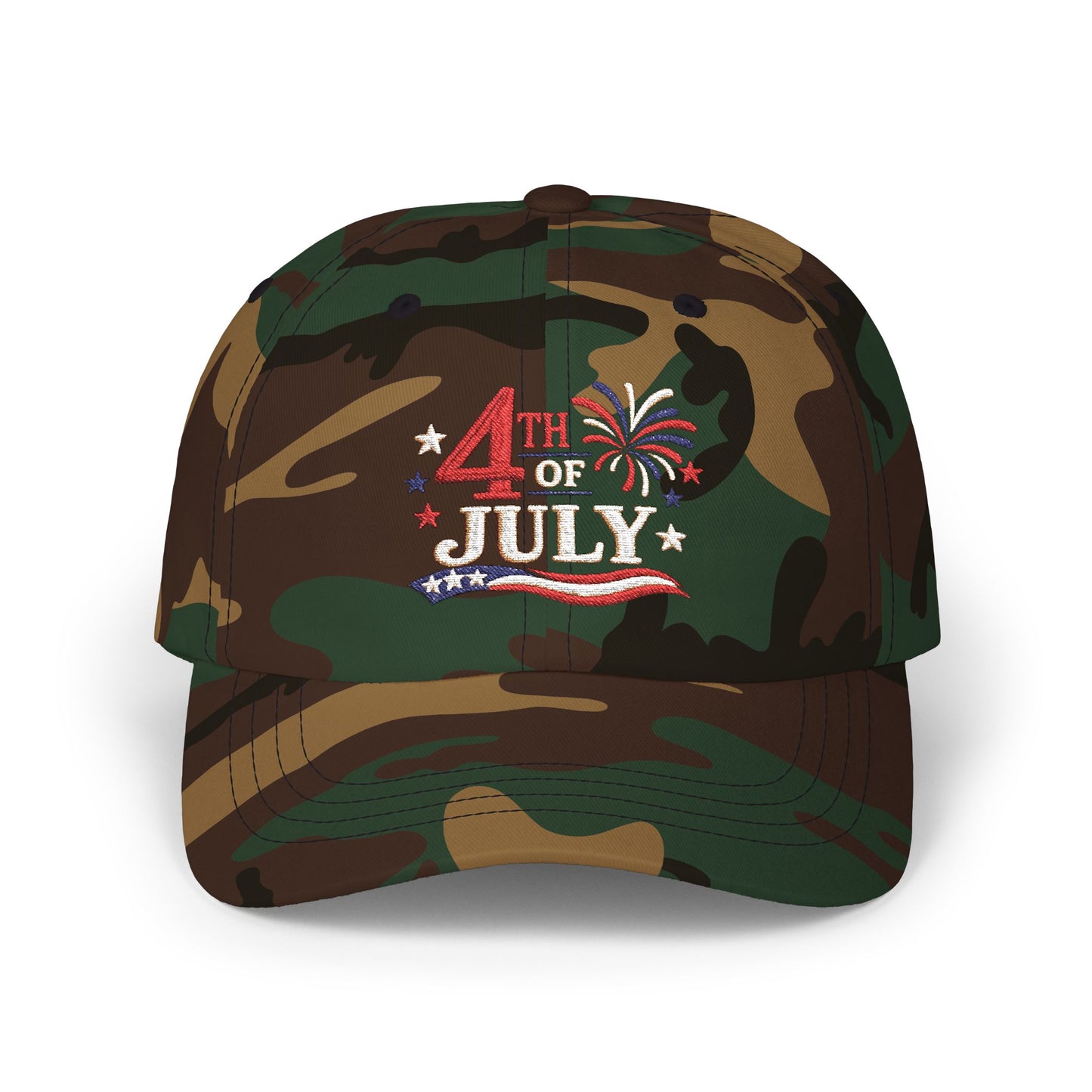 Patriotic Dad Hat – 4th of July Adjustable Baseball Cap for Men & Women
