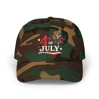 Patriotic Dad Hat – 4th of July Adjustable Baseball Cap for Men & Women