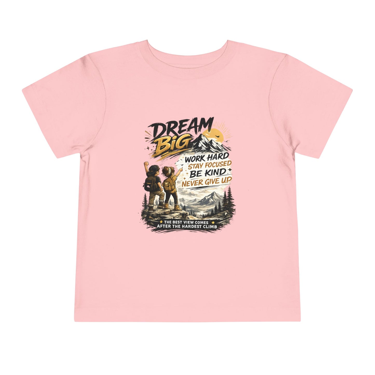 Toddler Motivational T-Shirt | Inspirational Kids Graphic Tee | Soft Cotton Toddler Shirt | Positive Mindset Children's Clothing | Everyday Comfort Tee