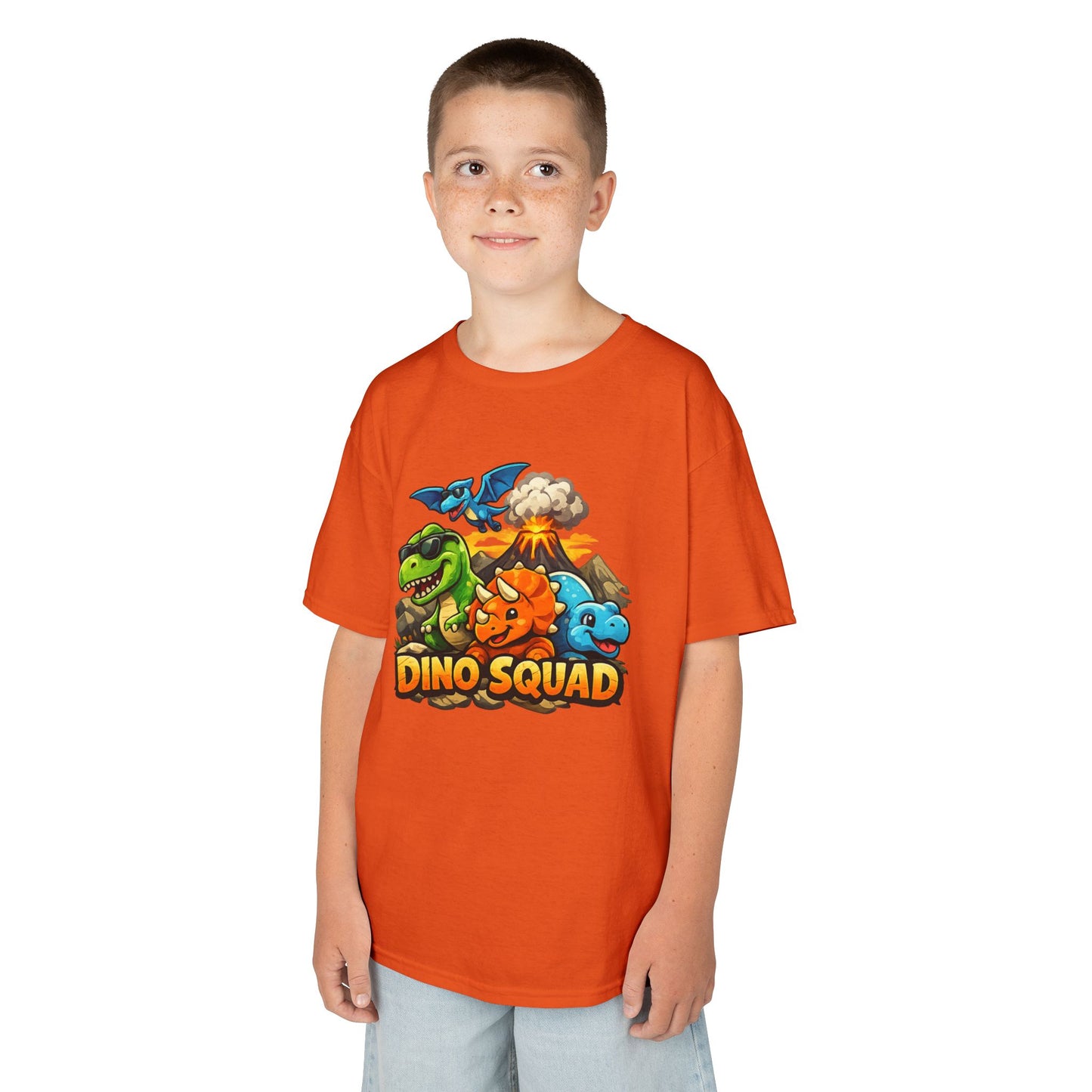 Kids Heavy Cotton™ Tee "Dino Squad"