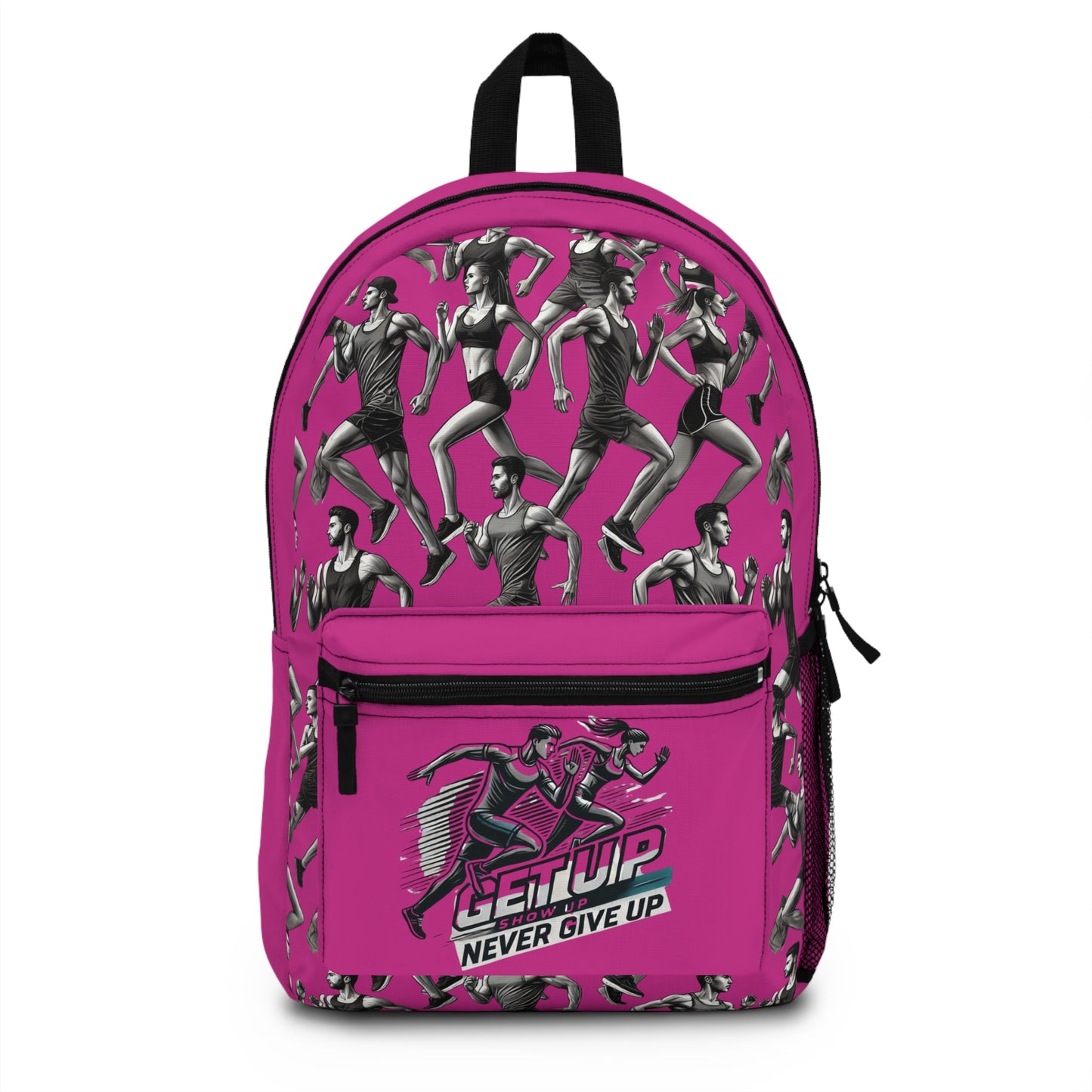 Go-Getter Backpack – Carry Your Goals Everywhere (Dark Pink)