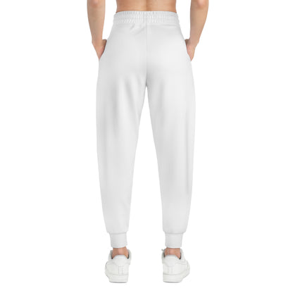 Elite Motivational UNISEX Joggers – Achieve in Comfort & Style (White)