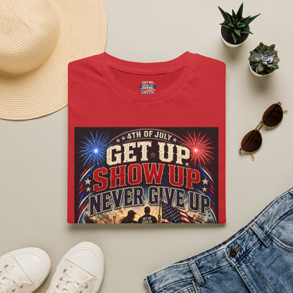 Patriotic 4th of July Unisex T-Shirt | Soft USA Independence Day Tee | American Pride Graphic Shirt for Men & Women