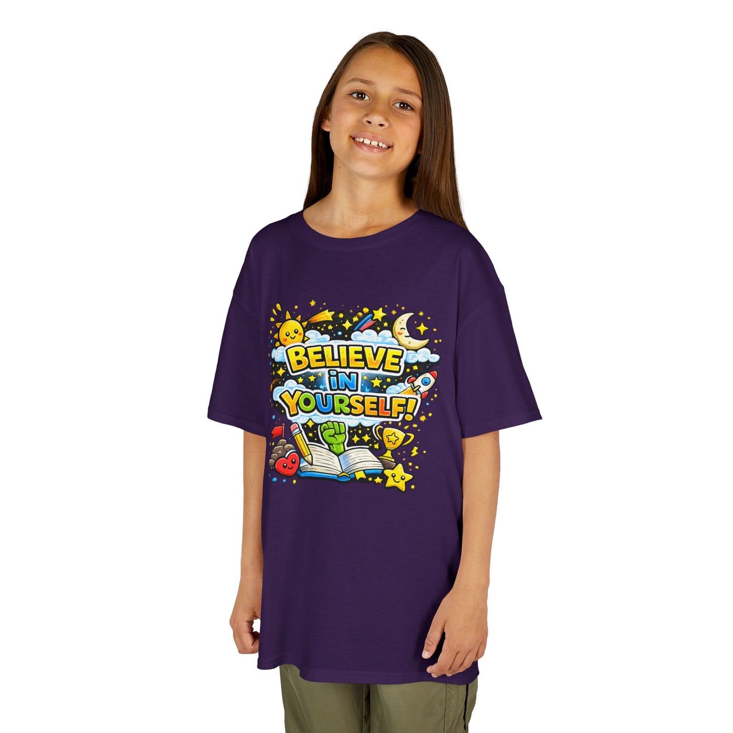 Kids Heavy Cotton™ Motivational T Shirt