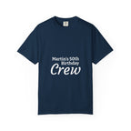 Custom Name & Age Birthday Crew T-Shirt – Personalized Group Shirt