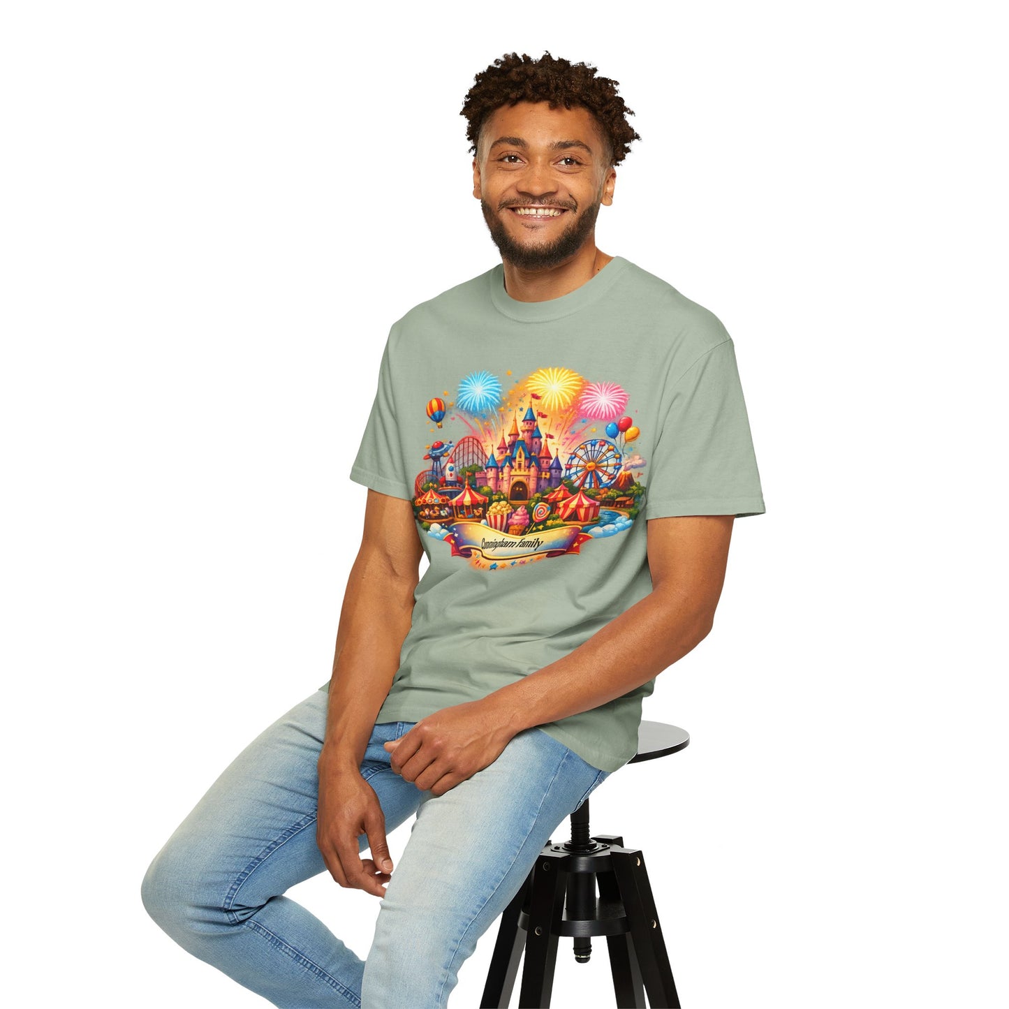 Customizable Name Graphic T-Shirt – for Disney Trips, Theme Park Vacations