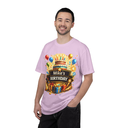 Custom Name Birthday T-Shirt – Get Up Show Up Never Give Up