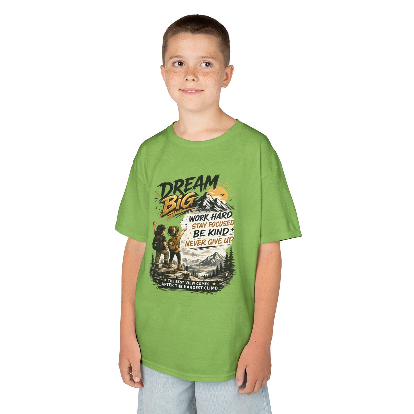 Kids Heavy Cotton™ Motivational T shirt