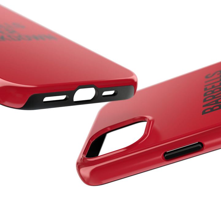 Barbells Over Breakdown. Tough Phone Case